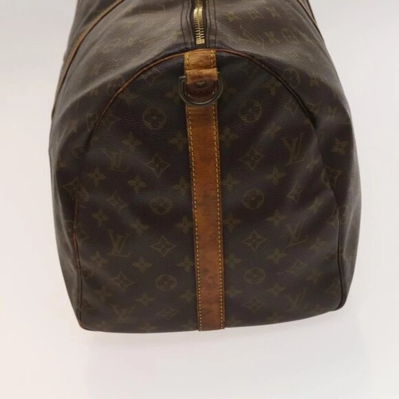 LOUIS VUITTON Monogram Keepall Bandouliere 55 Boston Bag - Picture 5 of 16
